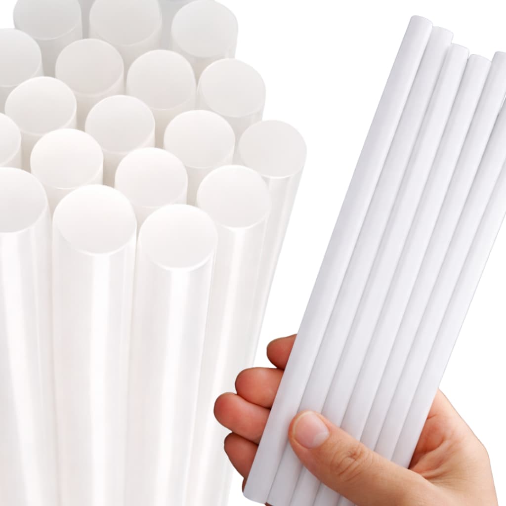 Pacote Bastão de Cola Quente Branco 7mm