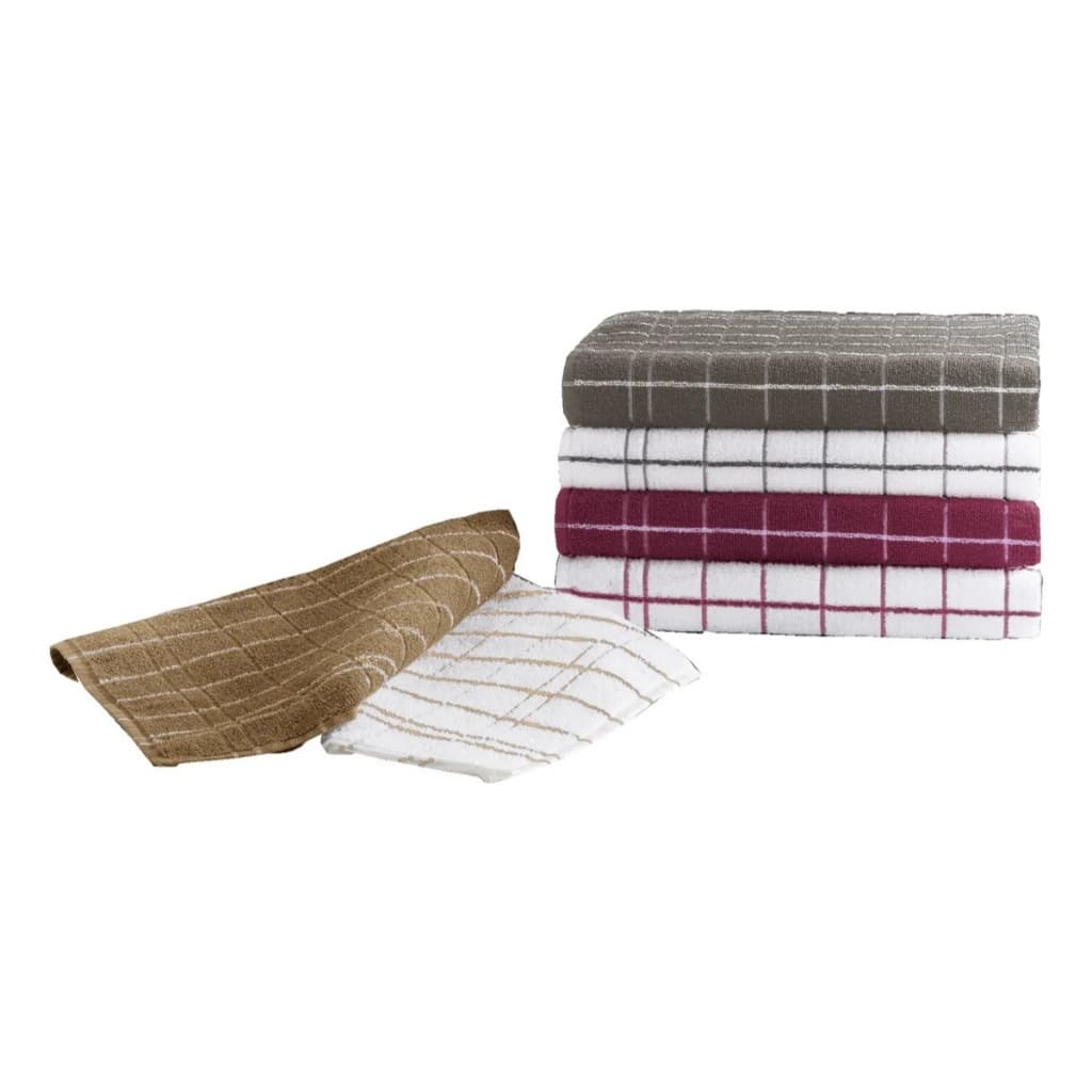Kit 10 Pano De Prato Atoalhado Premium Chef Teka Algodão