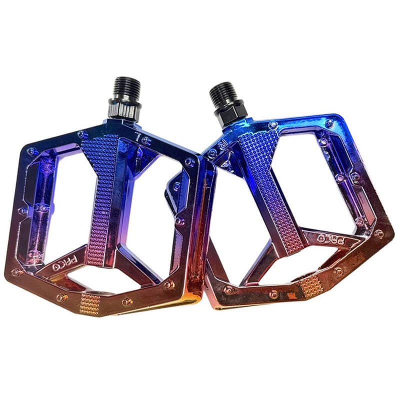 Par Pedal Camaleão Nylon Com Refletor Rosca Grossa 9/16
