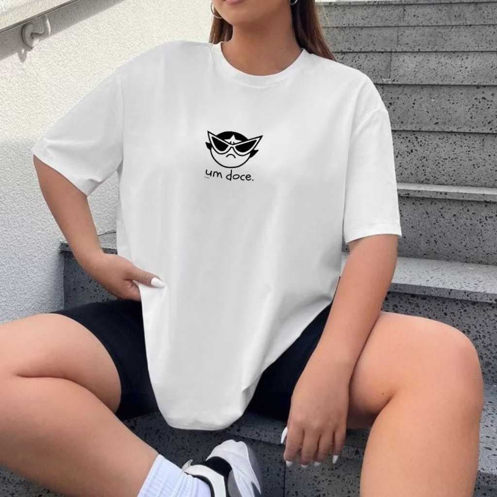 Feminina Camiseta Gym Academia Treino Blusa Estilosa Preta Branca 100% algodão