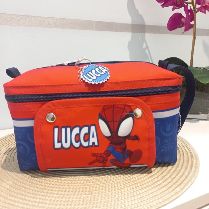 Nécessaire do Bebê - Porta Fraldas e Lenços Umedecidos - Mamãe e Bebê - Maternidade - Homem Aranha