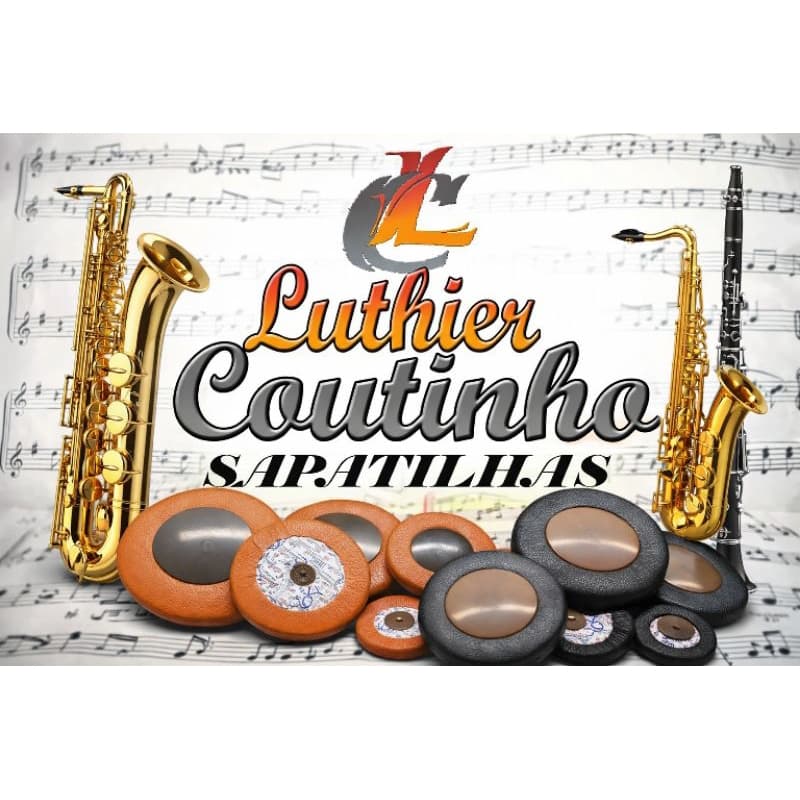 Kit Sapatilhas Sax Alto com Ressonador ABS Plástico