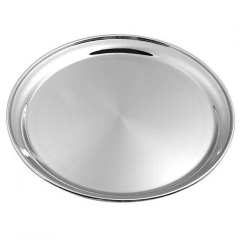 BANDEJA INOX REDONDA 35 CM