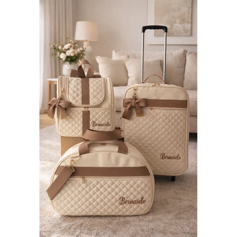 Kit Mala maternidade Personalizadas Menina  e Menino