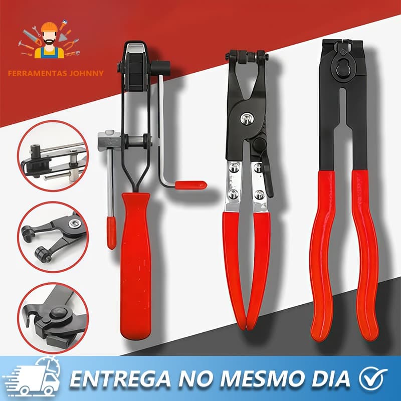 Kit 3 Alicates ：Abraçadeiras Radias + Abraçadeiras Elásticas，Fixação De Bota Cv Grampos