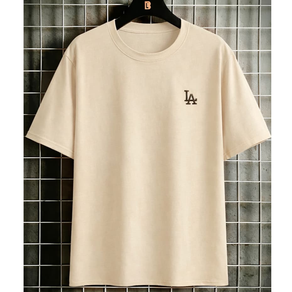 Camisa Masculina Estampada "LA" 100% Algodão Street Wear Diverse
