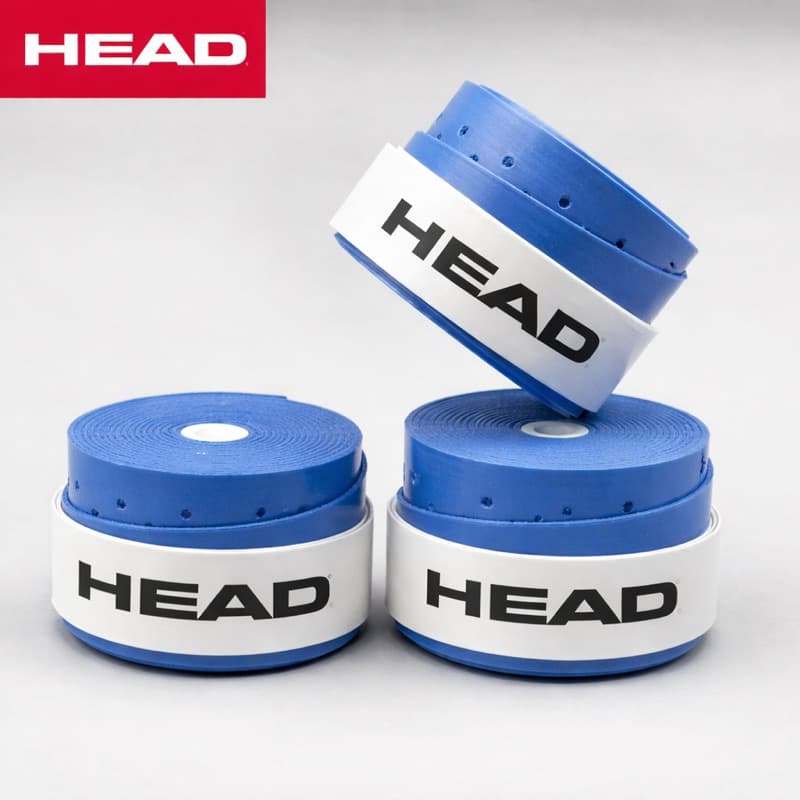 Kit 10 Overgrip HEAD Para Beach Tennis Padel Pickleball Tenis Azul Envio Imediato