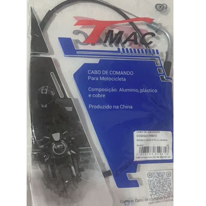 Cabo de Acelerador Para CB 500 1997 a 2005 TM5072