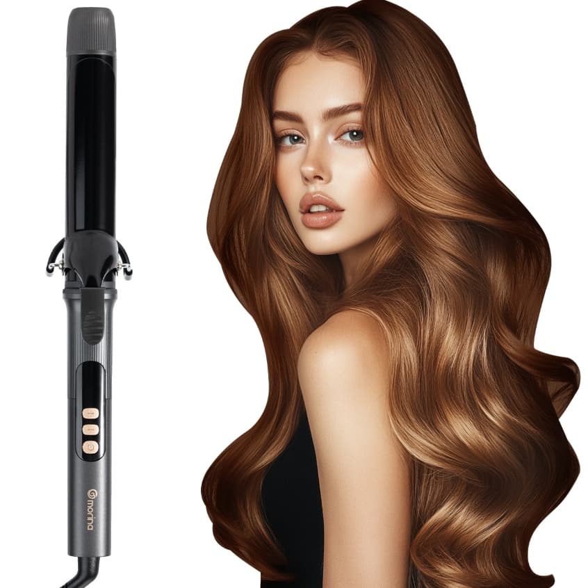 Morina 32mm Ferro de Enrolar Cabelo com Controle Inteligente de Temperatura