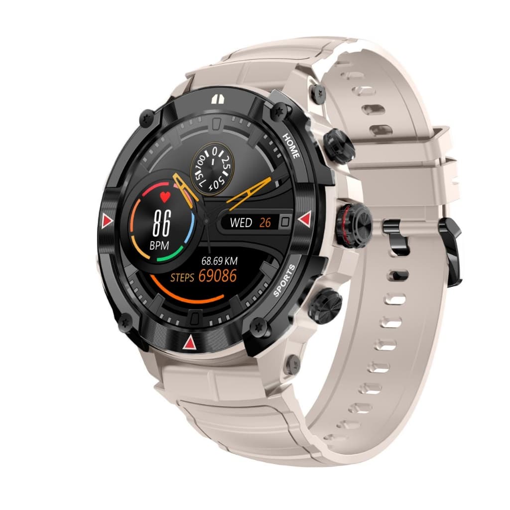 Smartwatch Relógio inteligente Masculino Masx Moss Il Tela Amoled Sport À Prova D'água Preto/Branco