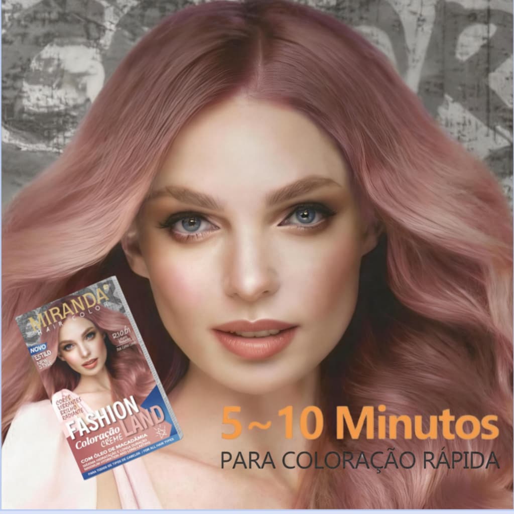 Tintura Creme Profissional Cor Vibrante e Duradoura 11 Cores Escolha Fácil