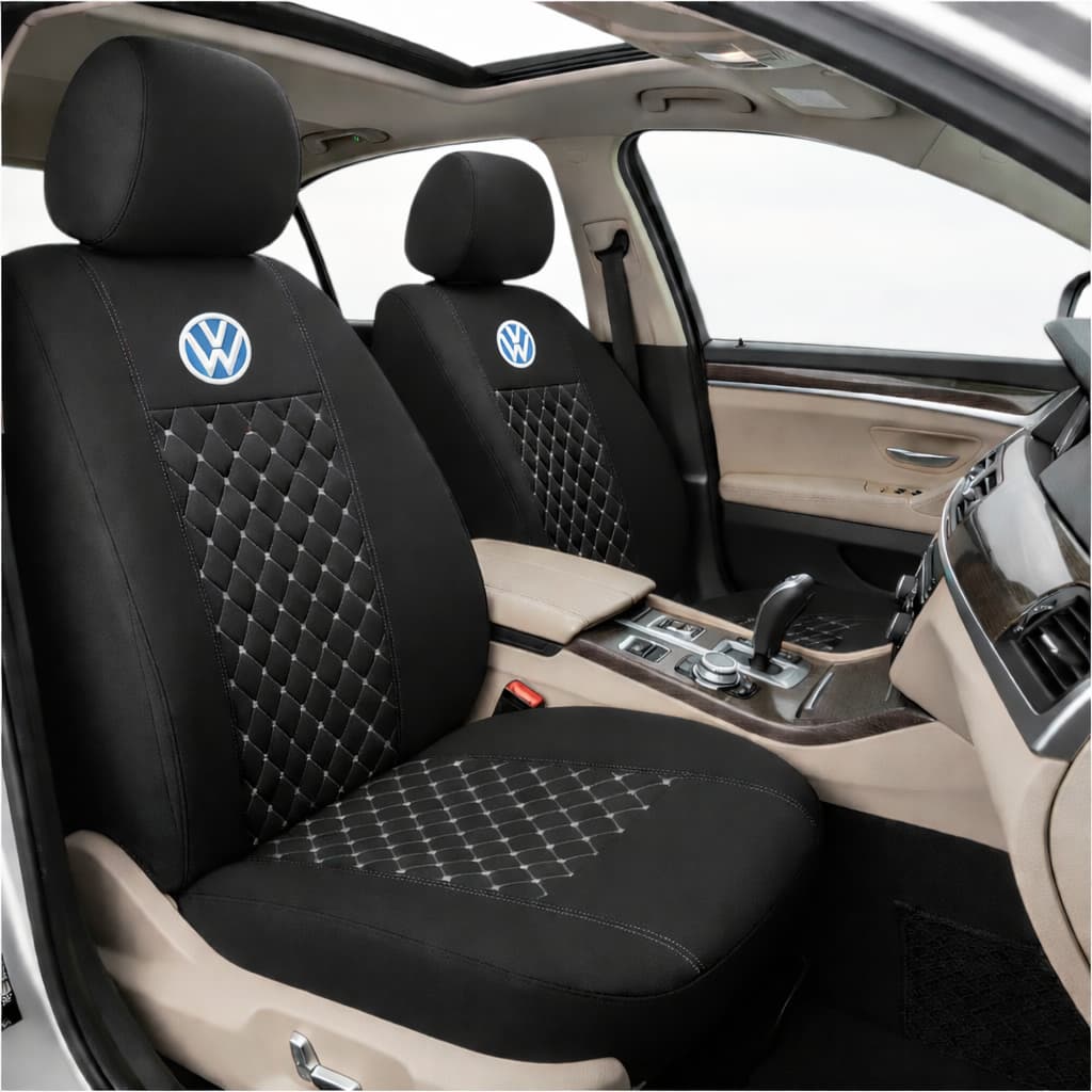Capas De Bancos Carro Em Tecido Grosso Personalizado Modelos Volkswagen