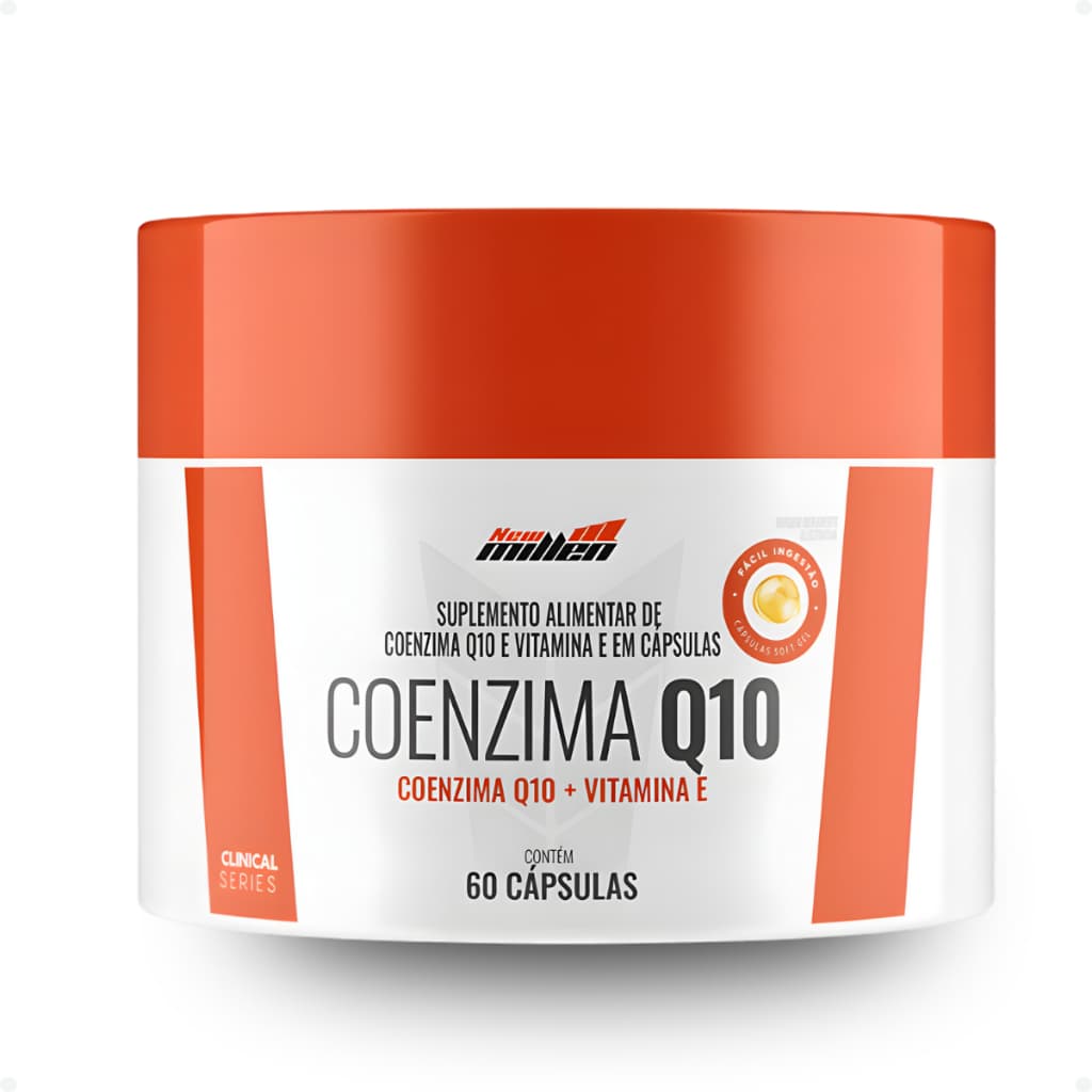 Coenzima Q10 200mg + Vit E 60caps New Millen - Antioxidante Imunidade
