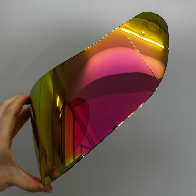VISEIRA CAPACETE AGV K5 K1 K3 SV REVO ROSA PINK GOLD NOVA C/ TECNOLOGIA ANTI RISCO + PROTEÇÃO UV