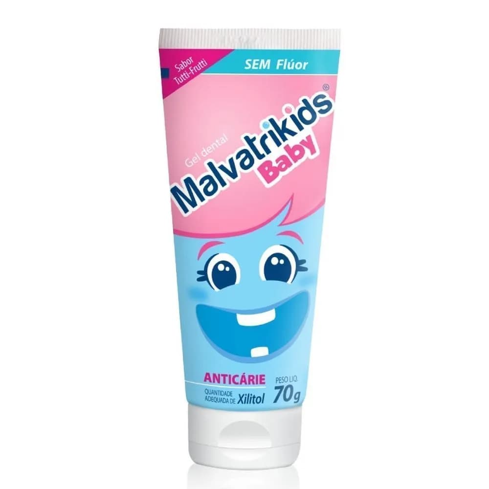 Malvatrikids Gel Dental Infantil Anticárie Tutti-Frutti 70g