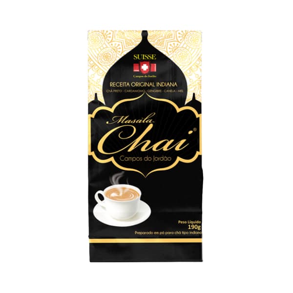 Masala Chai Chá Indiano Suisse Chocolat 190g