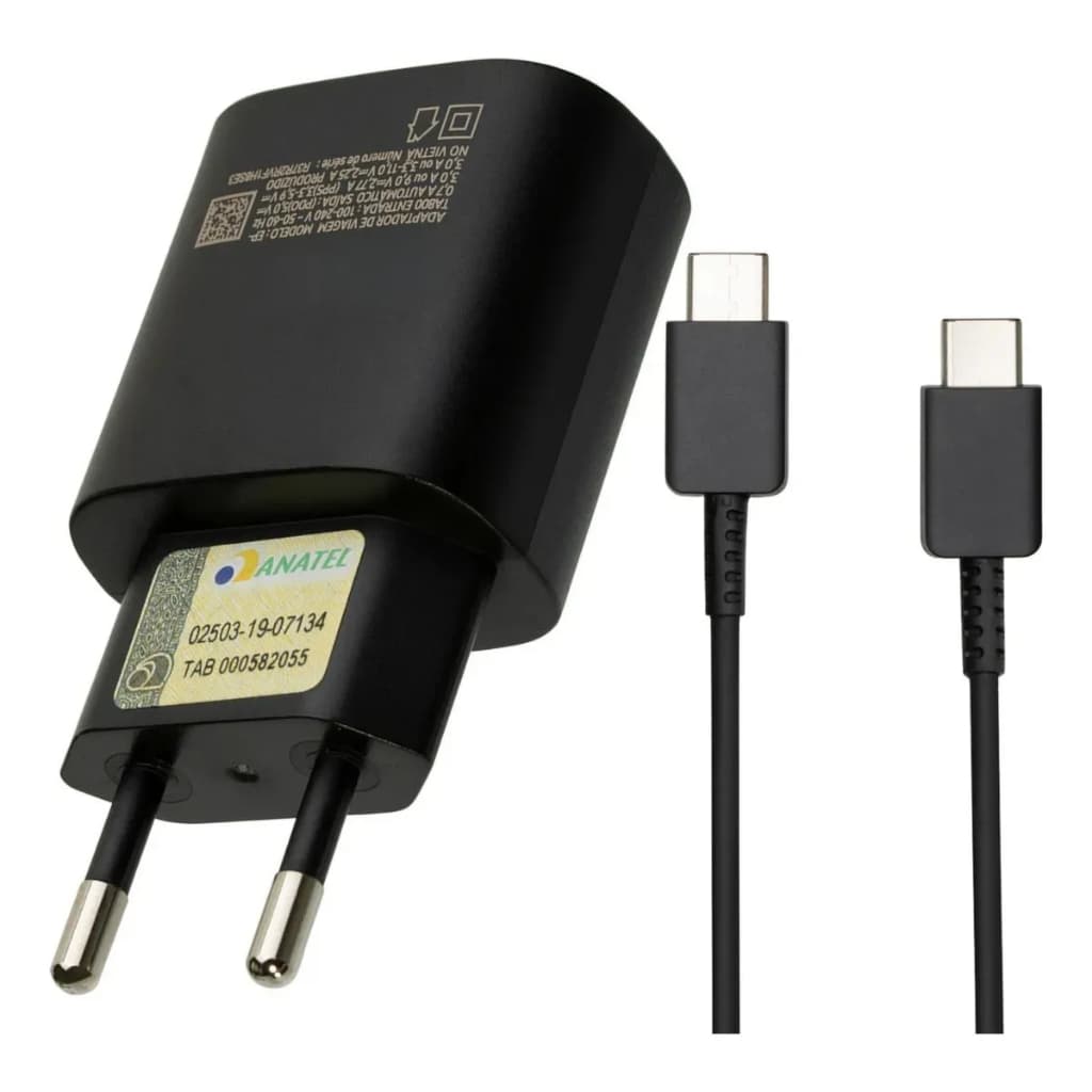 Carregador Samsung Original 25W Preto