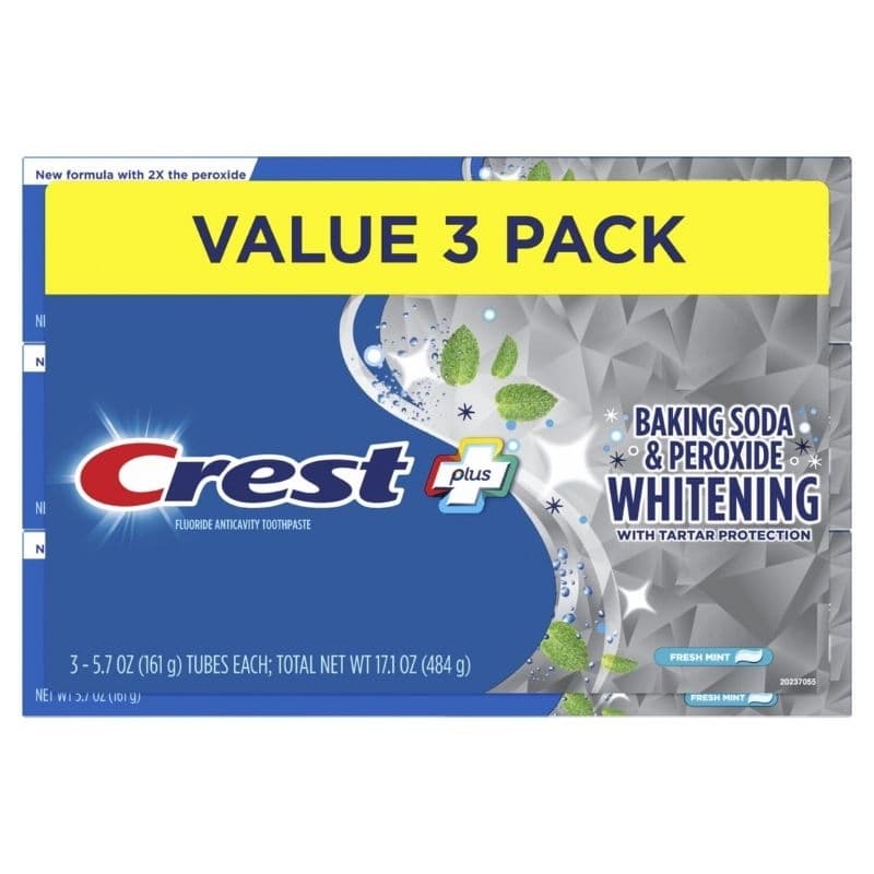 Creme Dental Crest Plus Whitening 484g