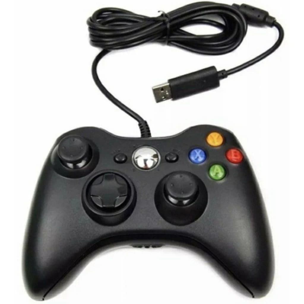 Controle De Xbox 360 Com Fio Para Video Game e PC/ Fat E Pc Joystick - Envio Imediato