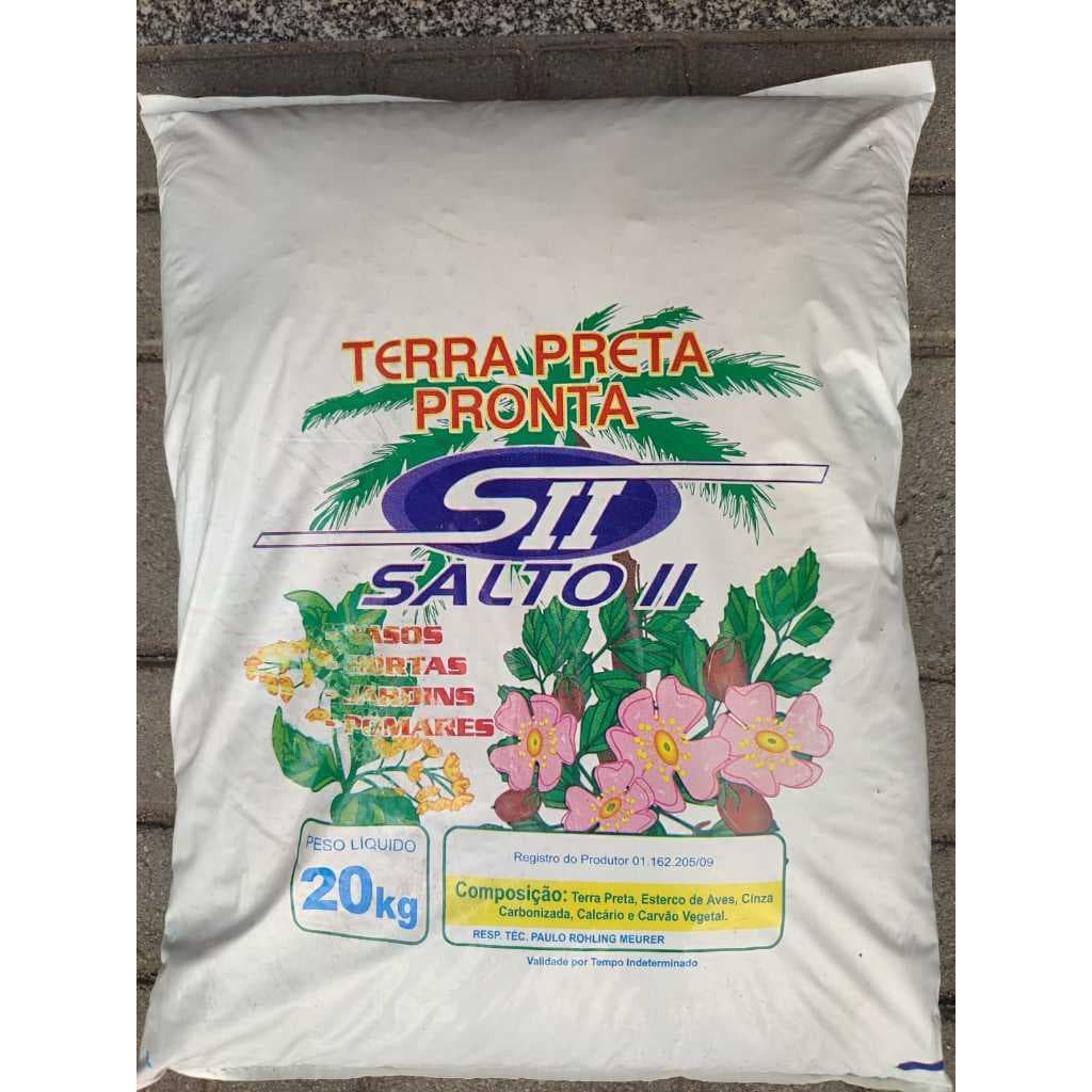 Terra Vegetal Solo Fértil Adubada Orgânica Rico Nutrientes Plantio Jardim Horta Vasos Substrato