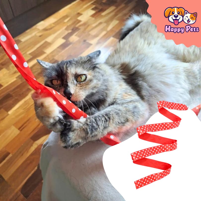 Refil Do Brinquedo Cat Fita Da Pet Games Com 3 Unids de Fitas Para Varinha Super Resistente