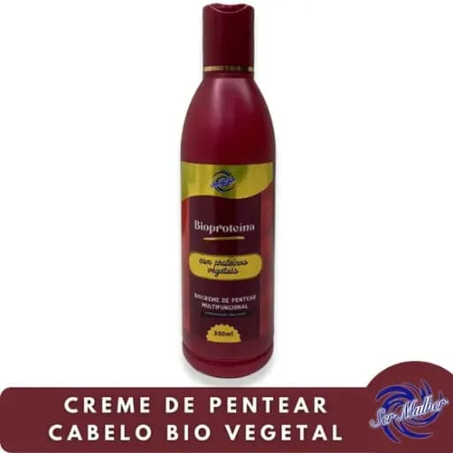 Bio creme de Pentear Multifuncional Ser Mulher 300ml para cabelos orgânicos e bio orgânicos
