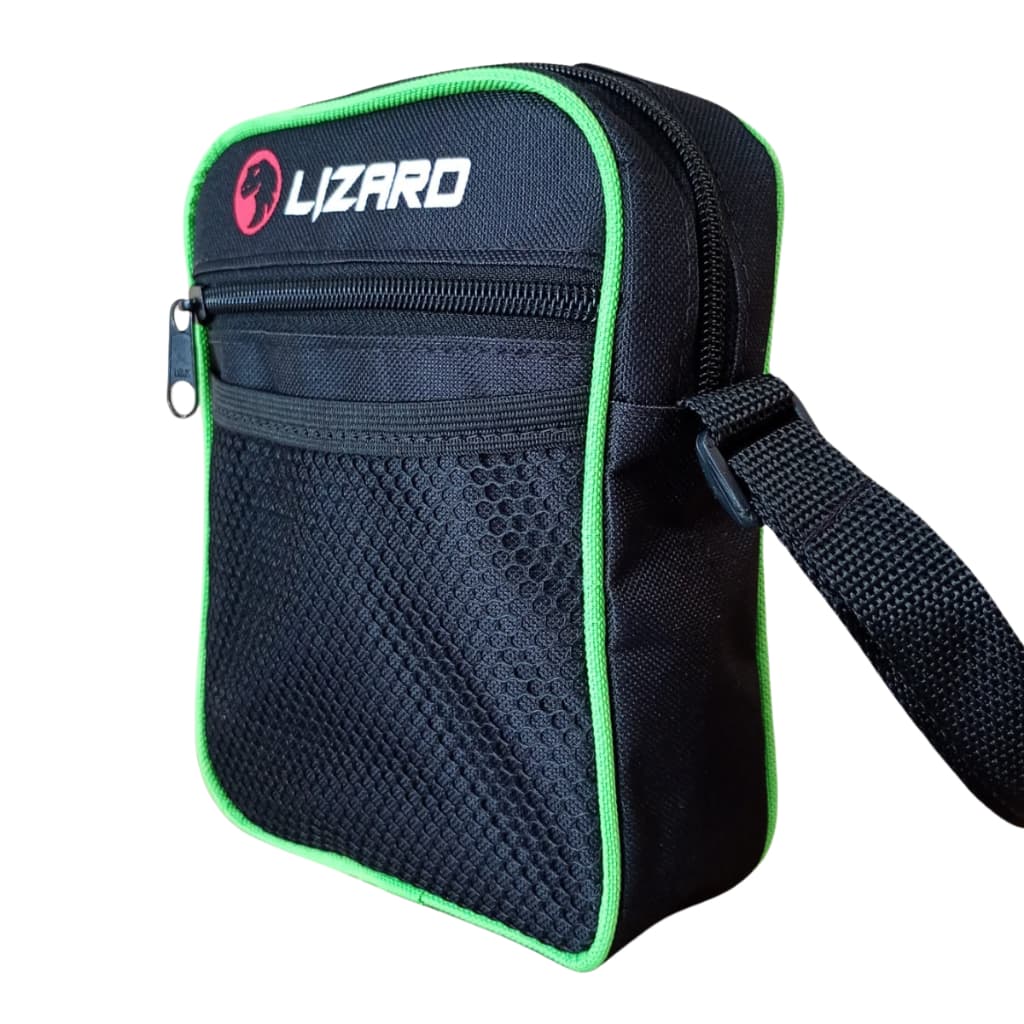 Shoulder Bag Bolsa Pochete Transversal Motoboy Lizard Parts Porta Celular e Carteira