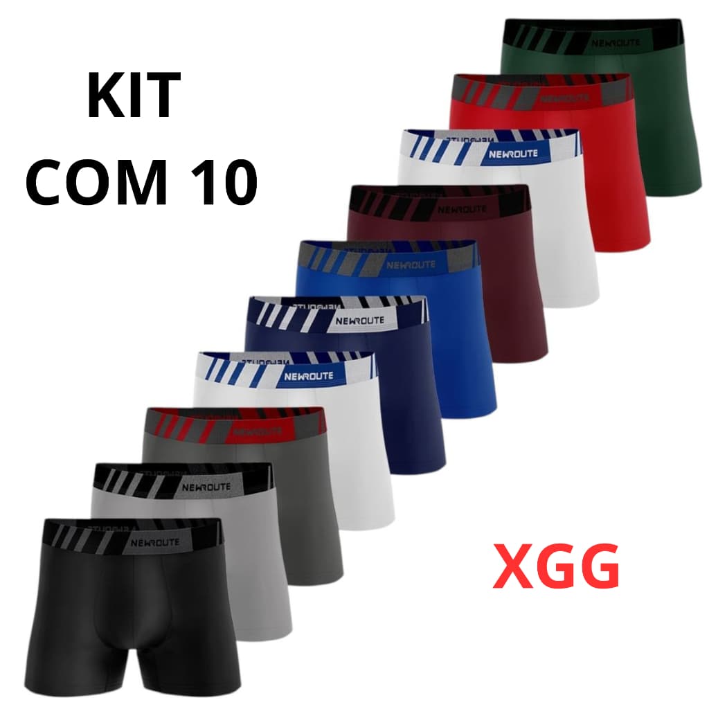 Kit Cueca Boxer Masculina Microfibra Cuecas Box Premium