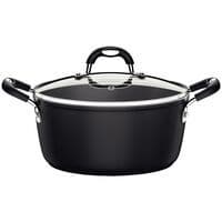 Caçarola Tramontina Mônaco Indução Antiaderente com Tampa de Vidro 28 cm 6,4 L