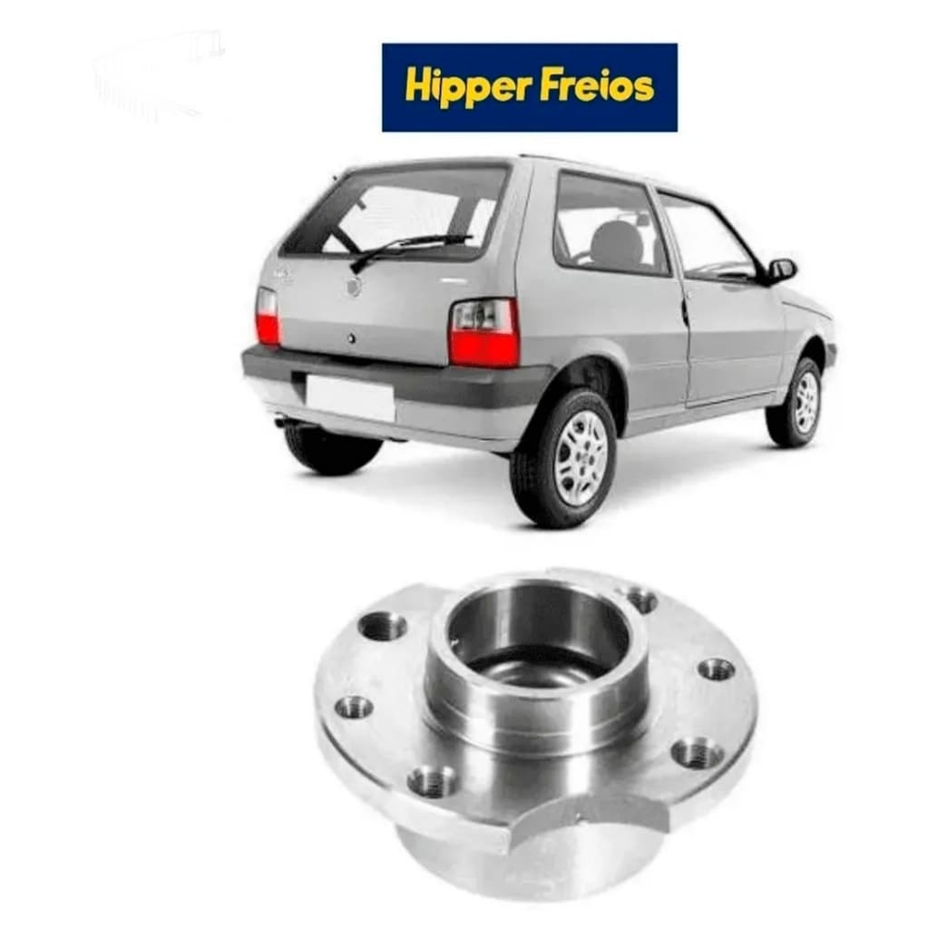Cubo Roda Traseiro Fiat Uno Mille 1.0 94 A 2014 c/ Rolamento - HFCT31