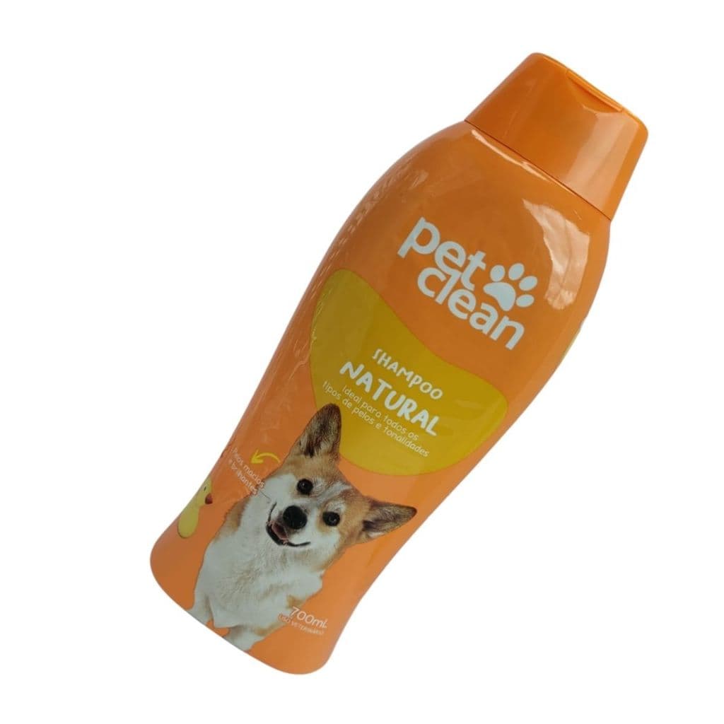 Shampoo Natural Pet Clean 700ml Cães Cachorros Pet
