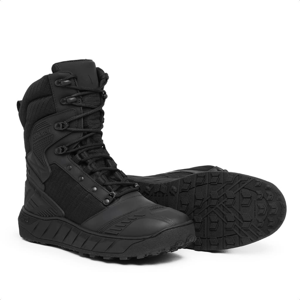 Bota Coturno Militar Tática Couro Dia a dia casual estilo