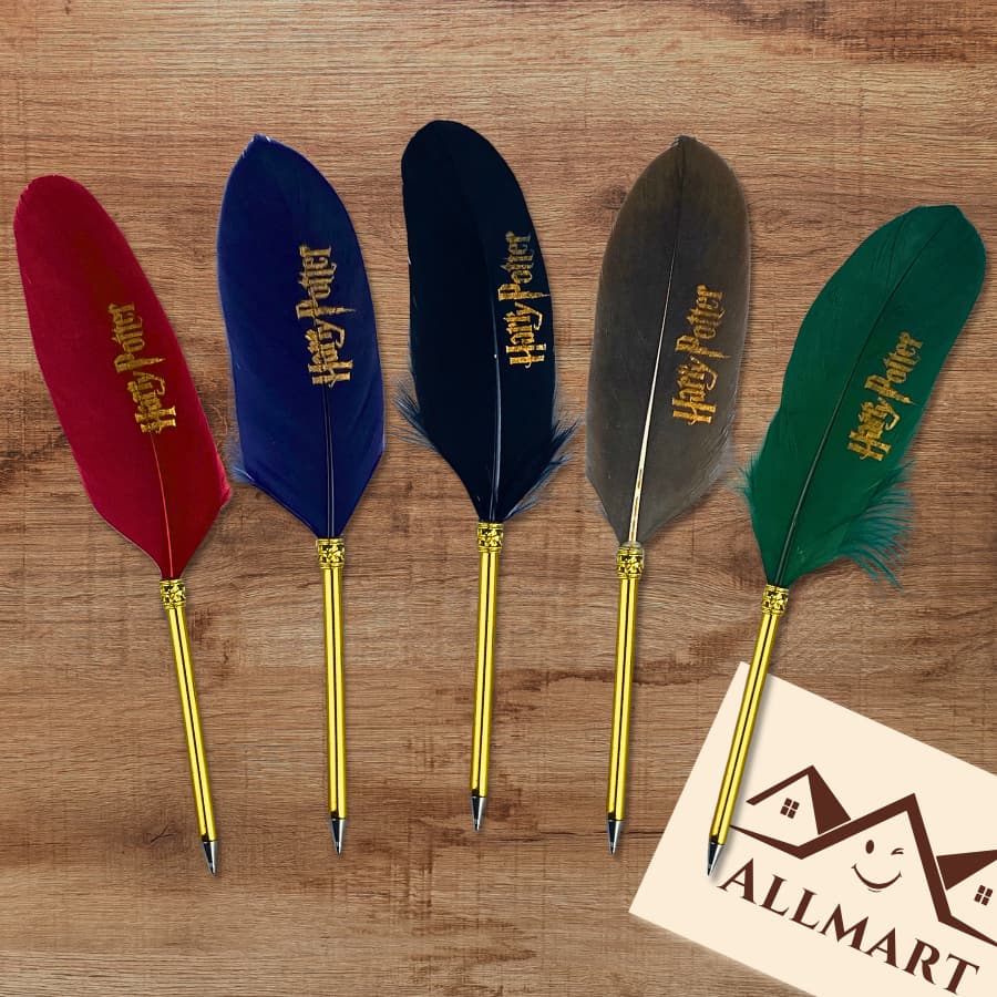 Caneta Pena Harry Potter | Papelaria Criativa Vintage Geek | 1 Unidade, 2 ou 3 Unidades Aleatórias