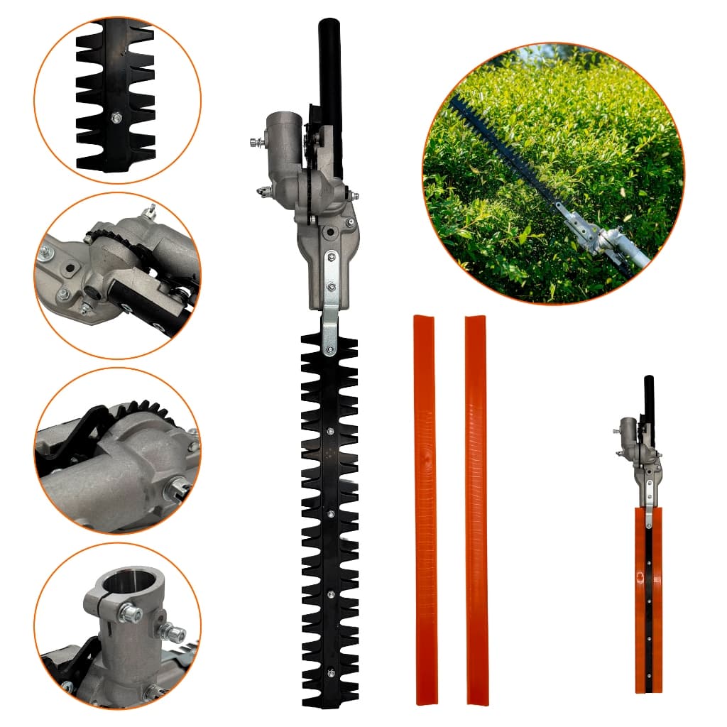 Adaptador Aparador Podador de Cerca Viva para Roçadeira a Gasolina Carbon Fak