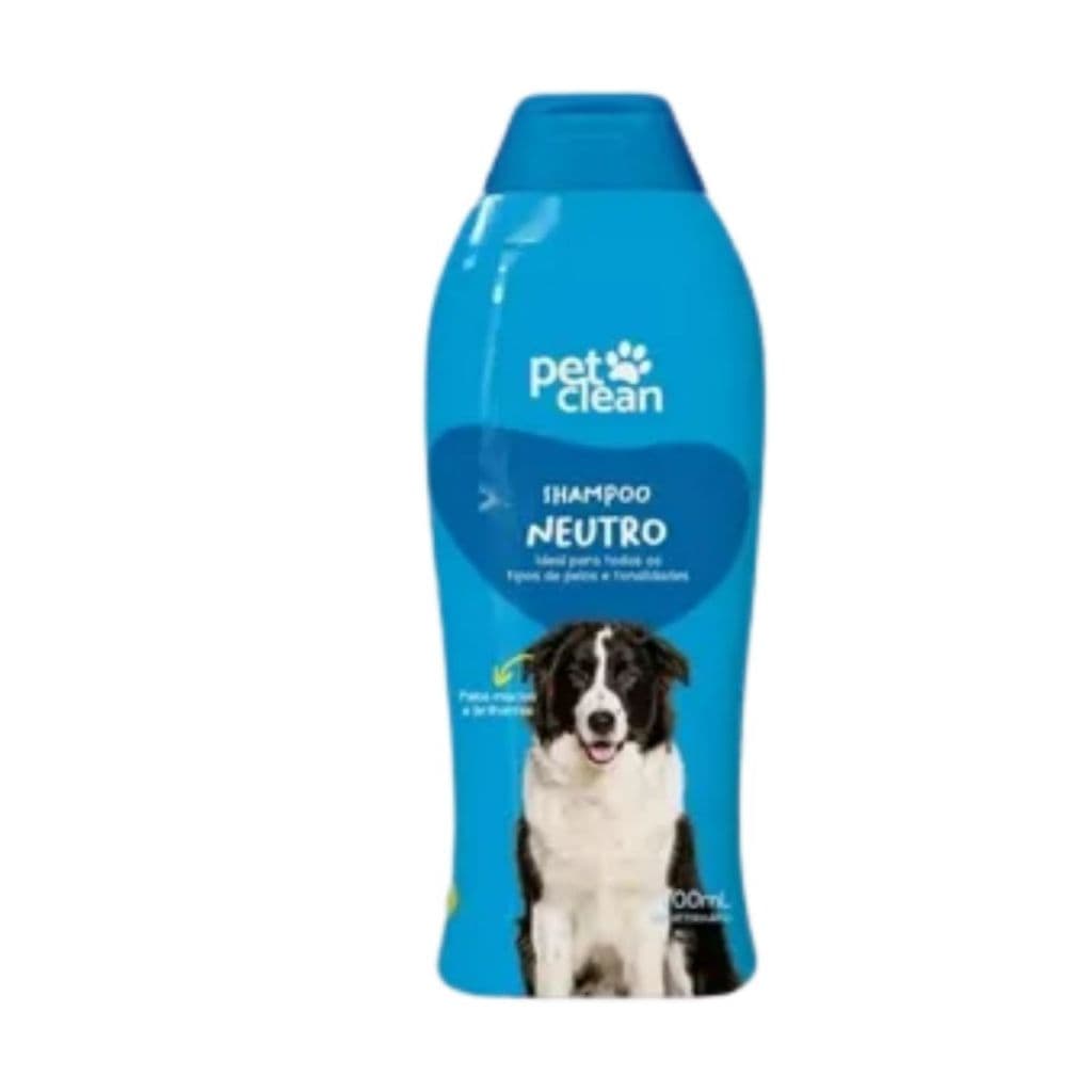 Shampoo Neutro Pet Clean 700ml Cães Cachorros Pet