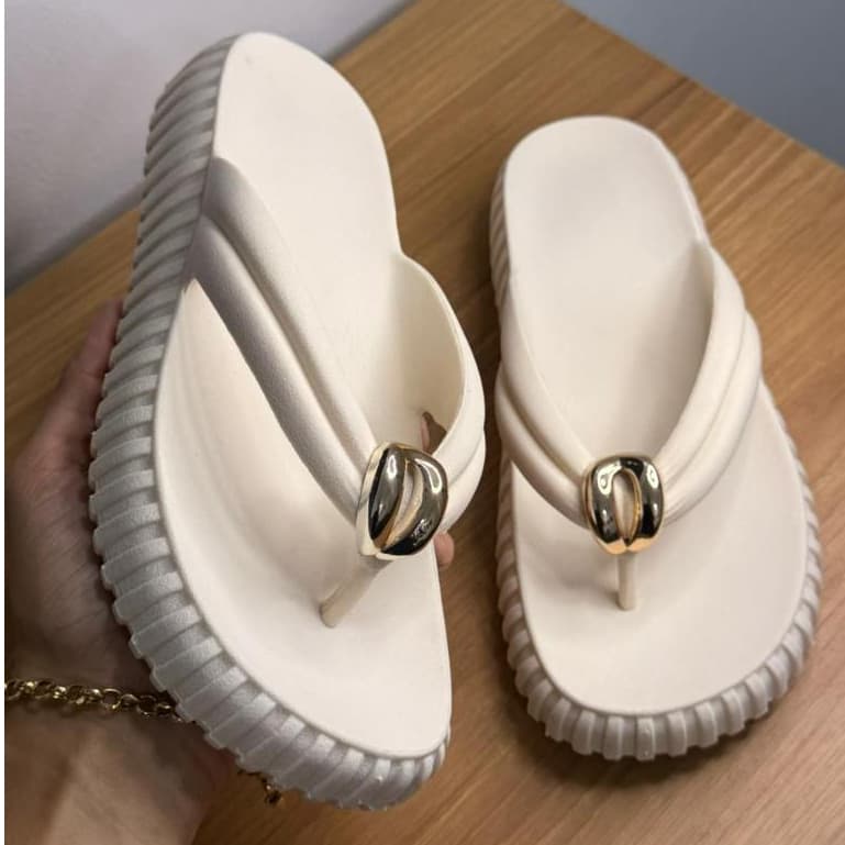 Sandalia Feminina Chinelo Confortavel Strass Chinelo Feminino Novo Sandalia