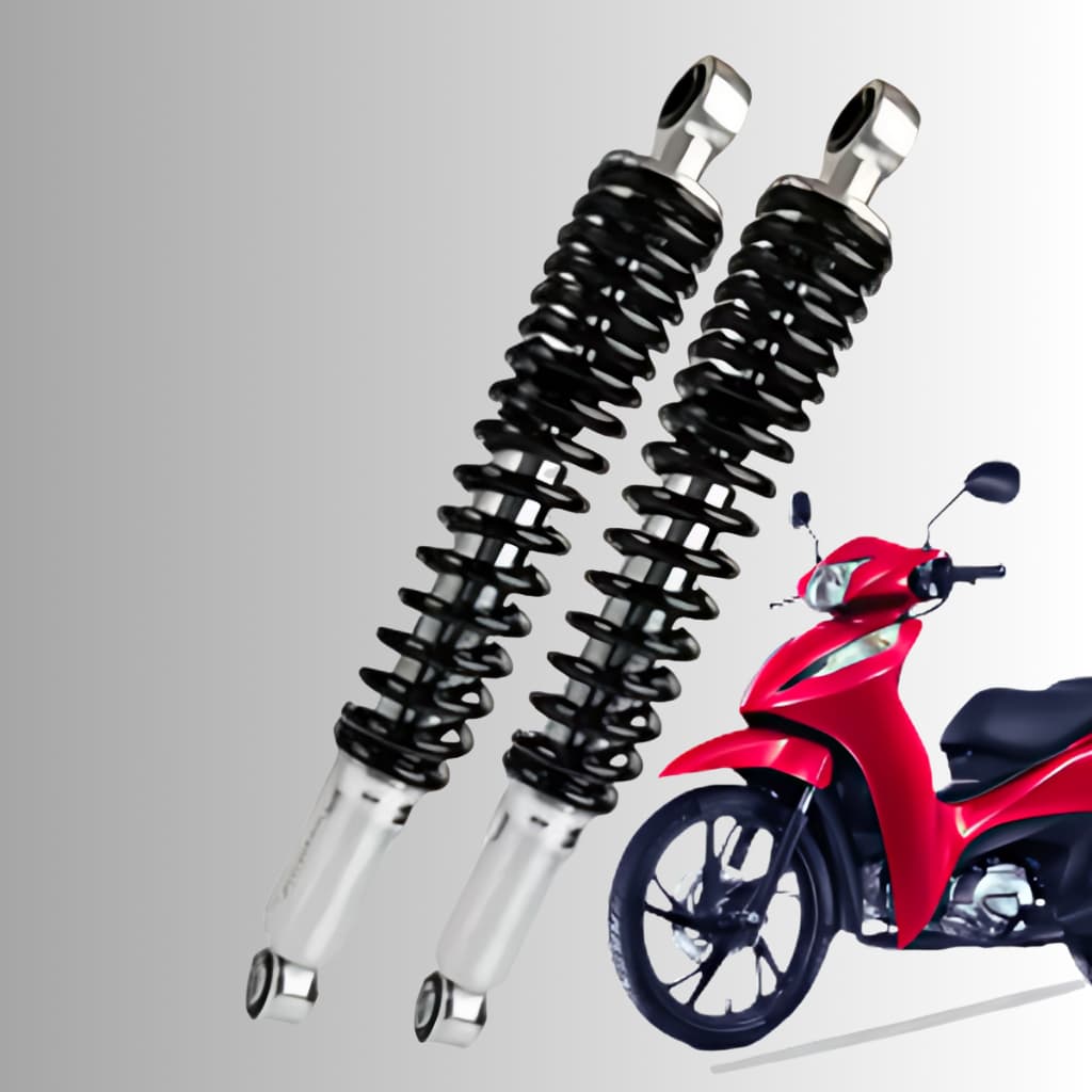 Par Amortecedor Traseiro Honda Dream Biz Pop Shineray Jet 50 100 110i 125 de 1993 até 2024