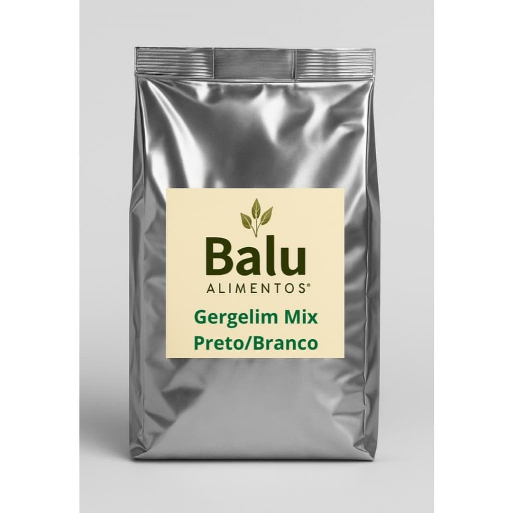 Sementes Gergelim Mix Branco/preto Tostado - 1 kg
