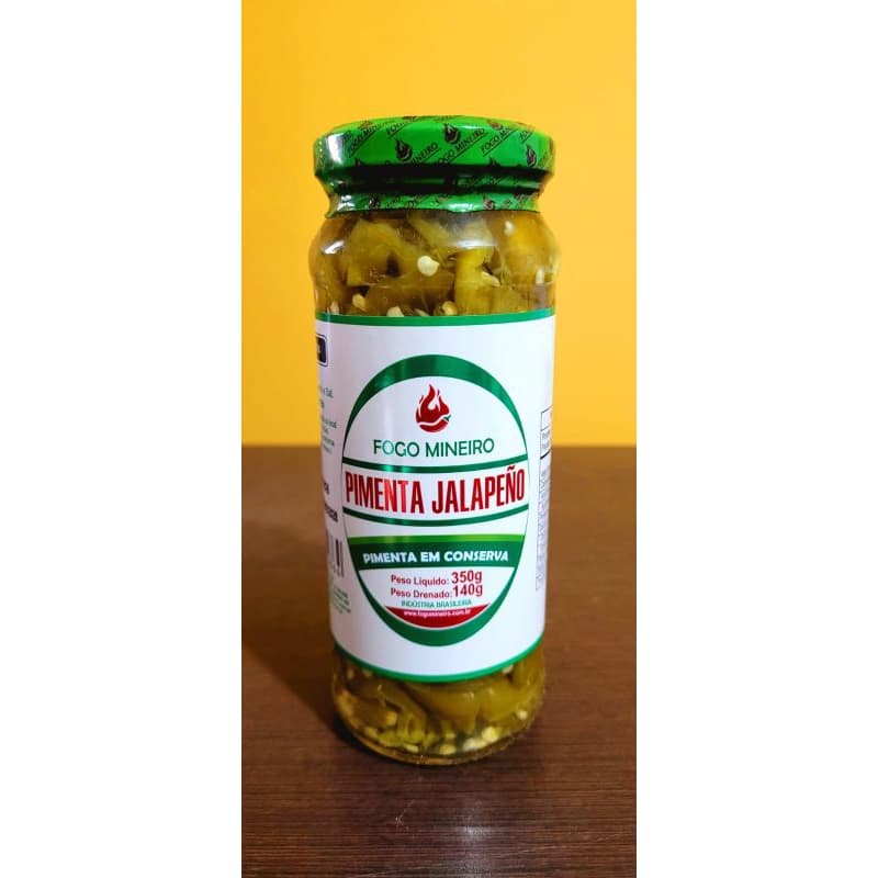 Pimenta JALAPEÑO em conserva Uni 1x350G (pote vidro)