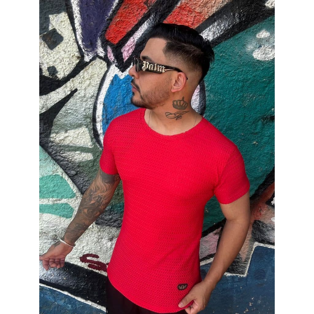 Camiseta Longline Malha Tricot