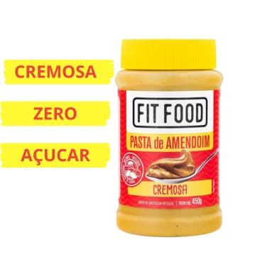 Fit Food- Pasta De Amendoim Cremosa e Crocante-  450G