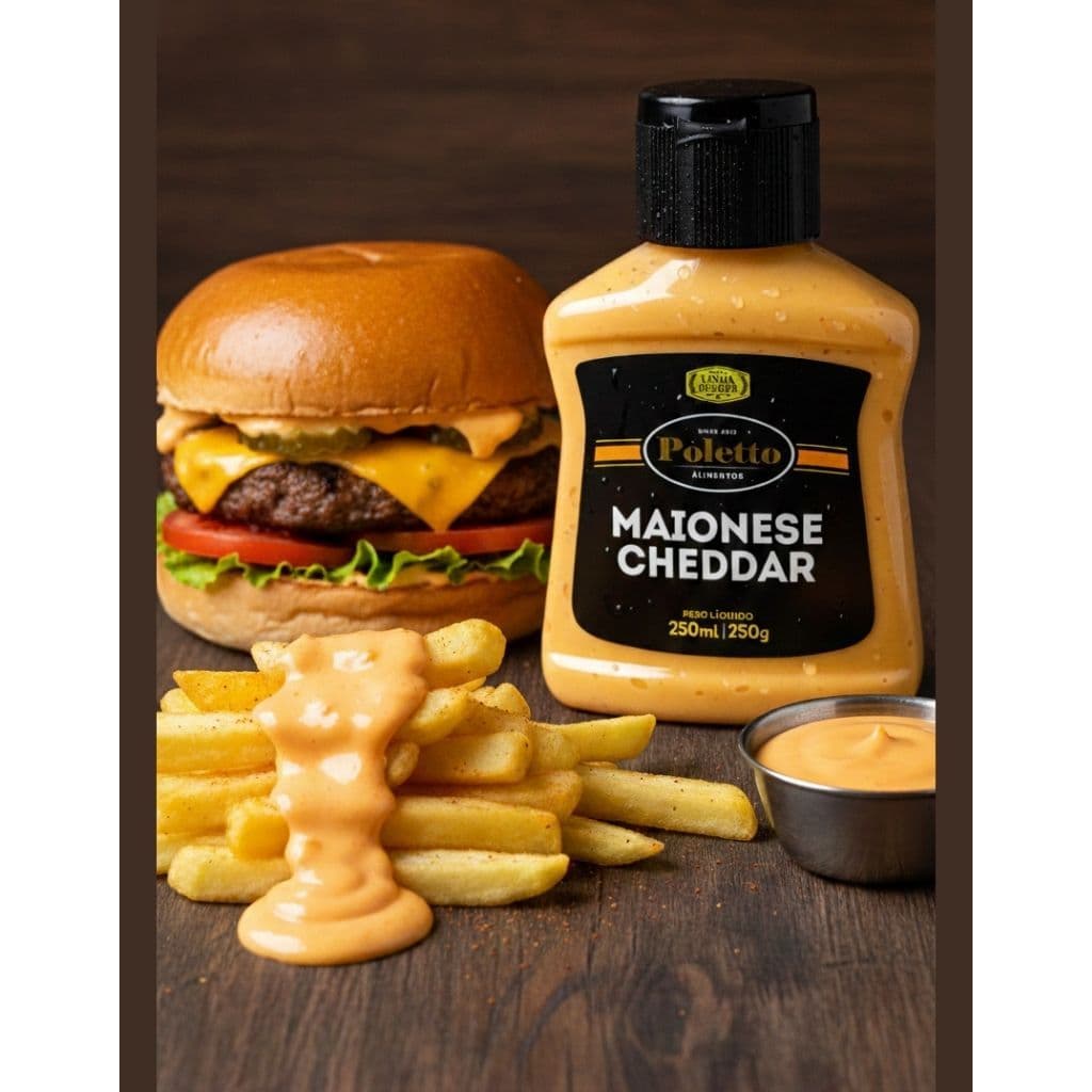 Maionese Cheddar Poletto 250g