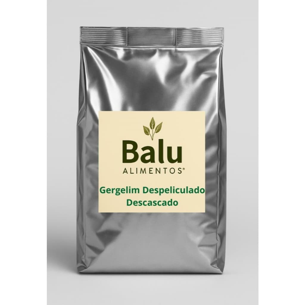 Gergelim Despeliculado Descascado - 1 kg