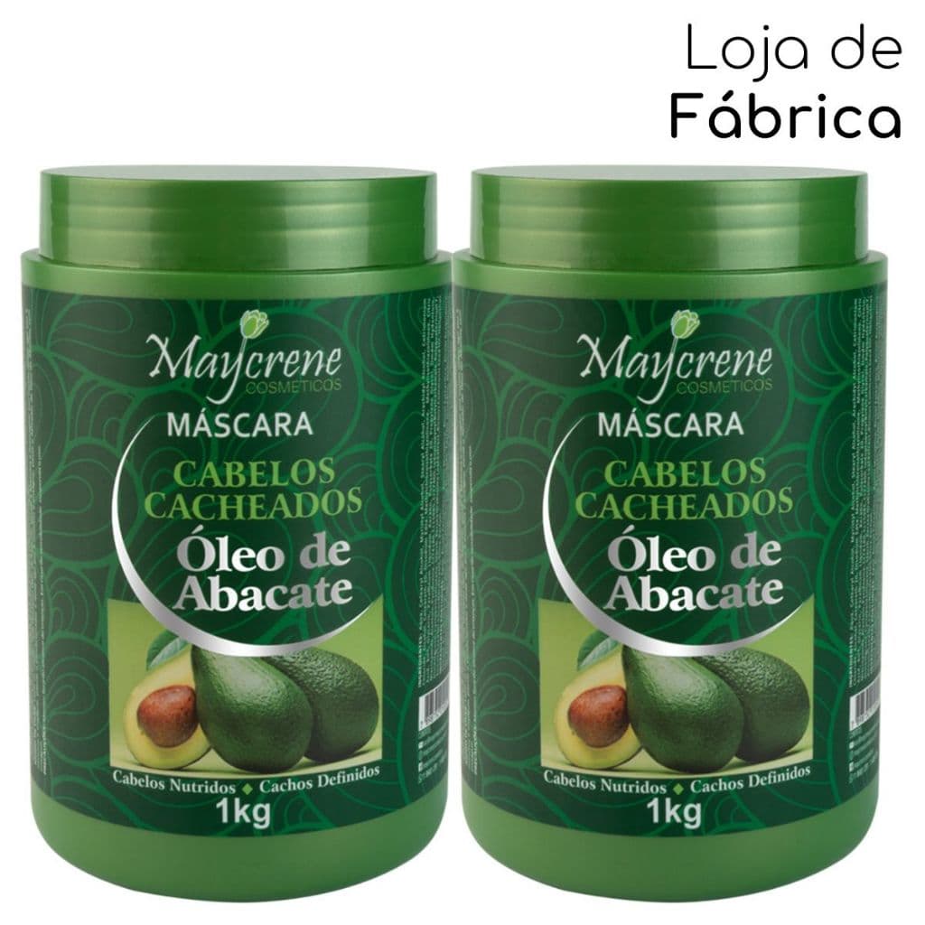 Máscara Abacate Maycrene 1kg | Nutrição, Reconstrução e Definição