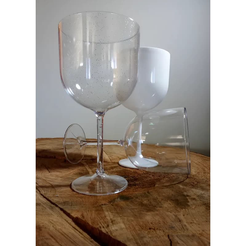 Kit 10 Taças Gin Acrílica 500ml Para Drinks Festas Eventos Aniversários Casamento Reutilizável