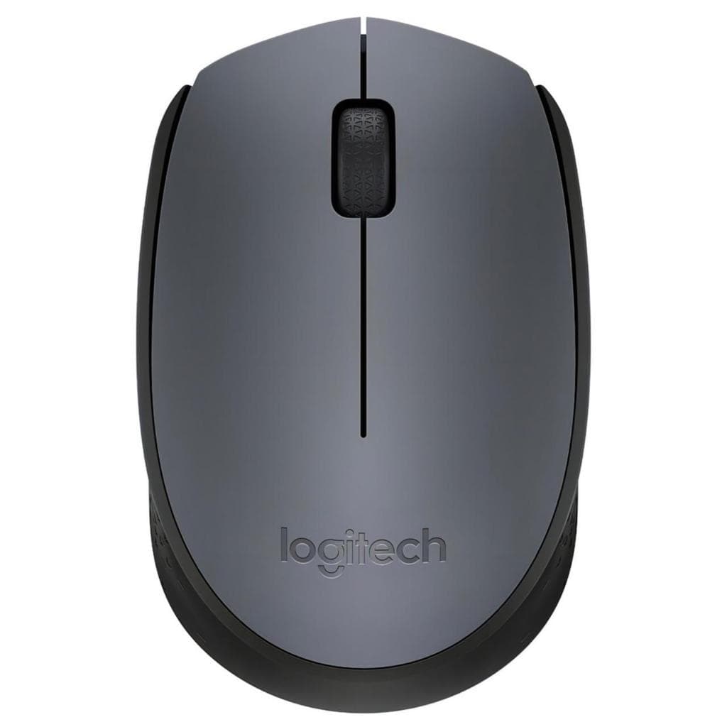 Mouse Sem Fio Logitech M170 Com Pilha Cinza E Preto 1000dpi