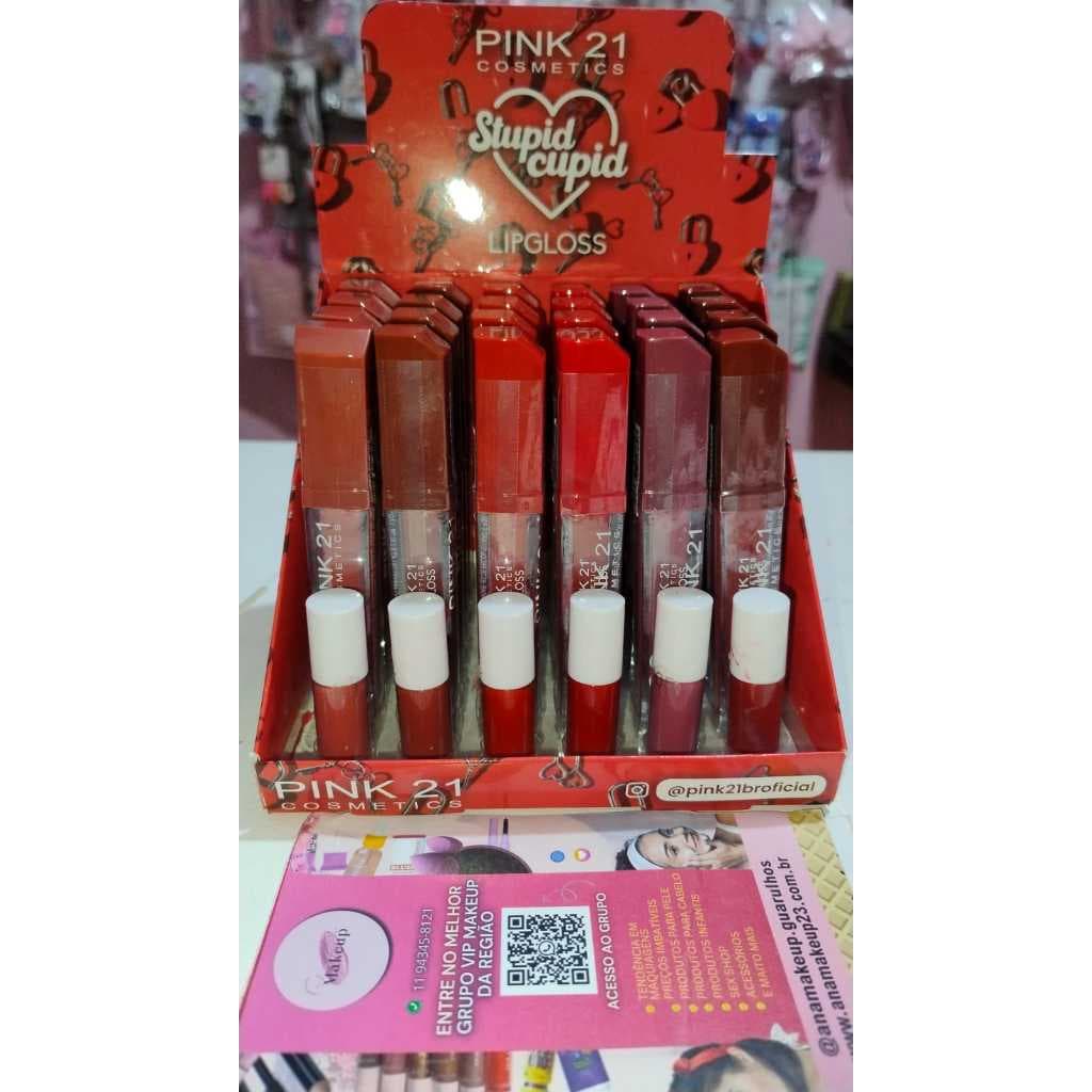 LIP GLOSS STUPID CUPID PINK 21