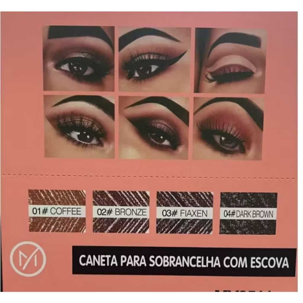 Caneta para Sobrancelha MyLife | Preenchimento Preciso + Escova