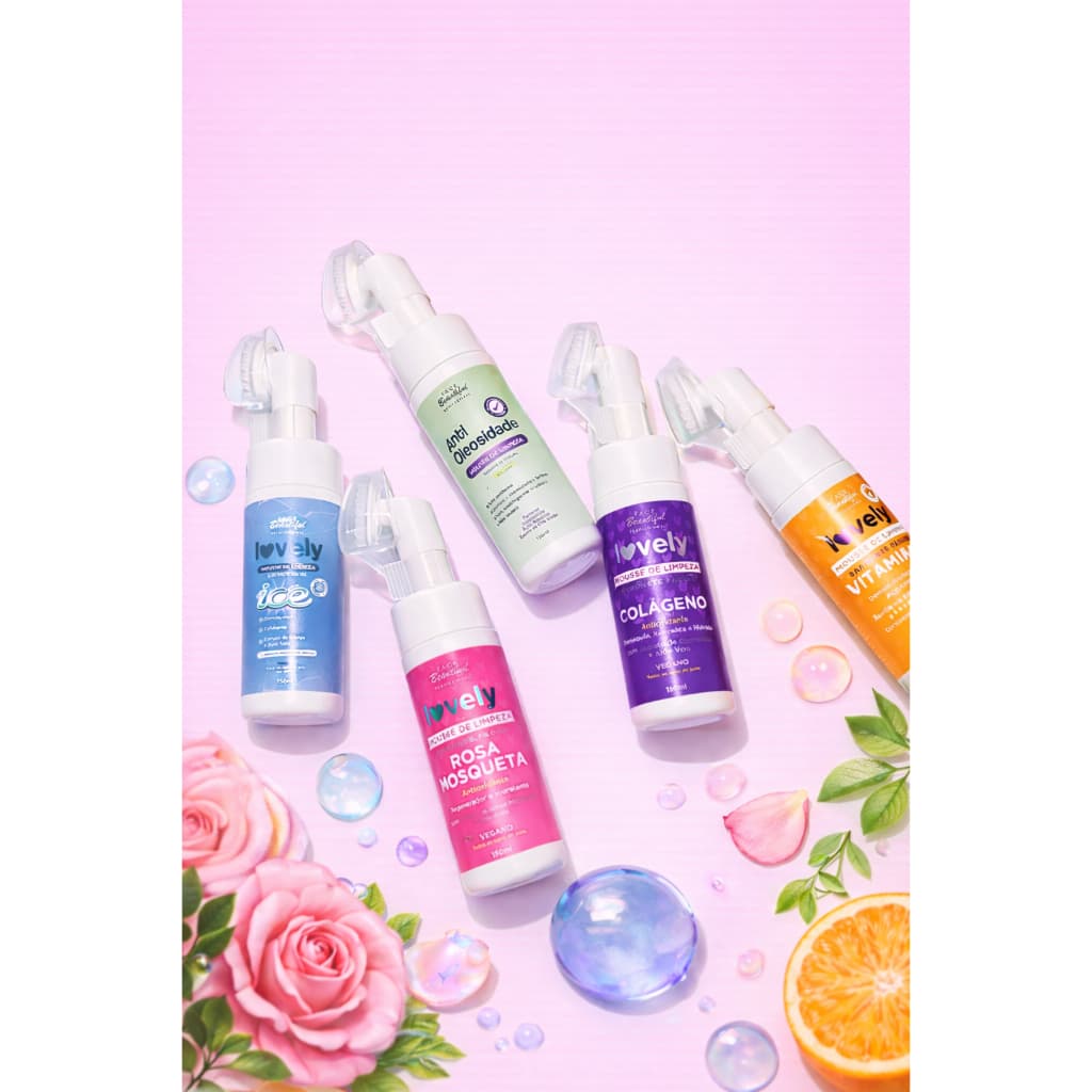 Face Beautiful - Mousse de Limpeza Sabonete Facial Lovely
