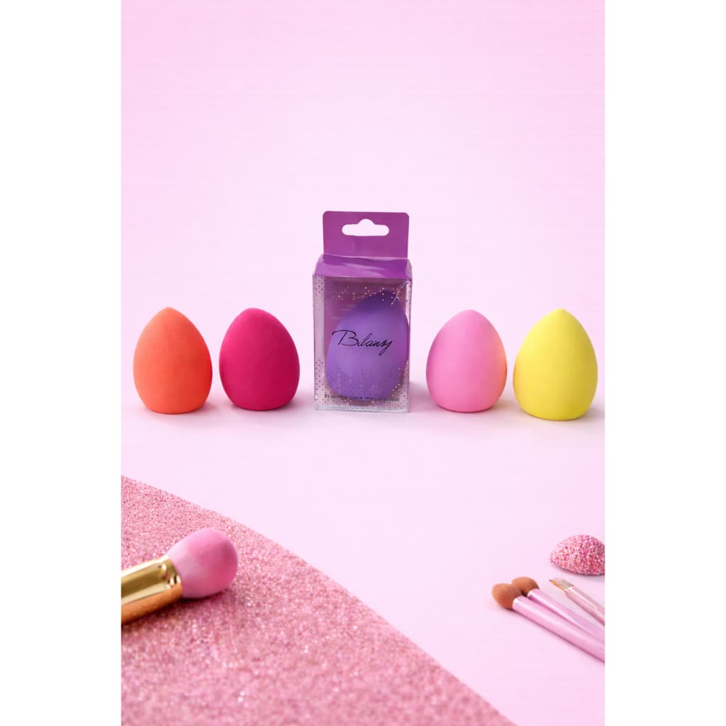 Hello Mini - Kit com 2 Esponjas para Maquiagem Cores Sortidas